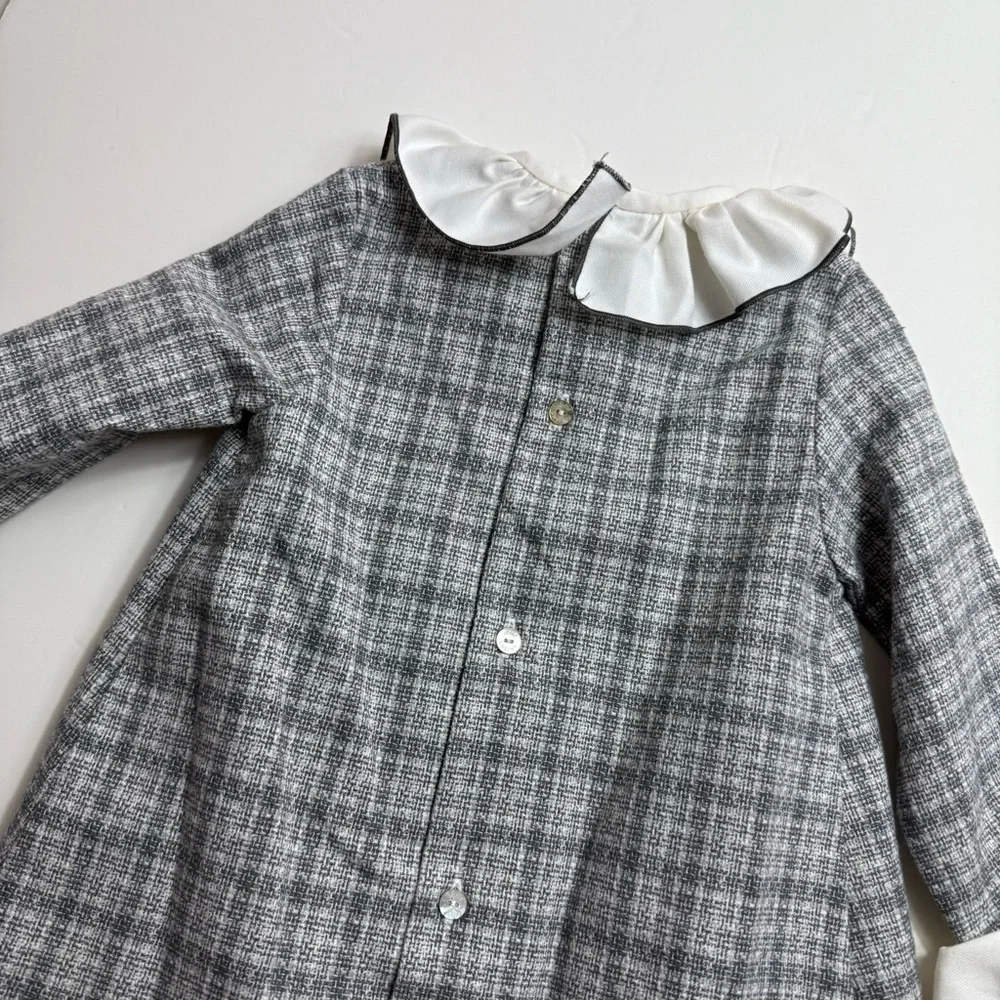 Bebe Sweeney plaid collared dress